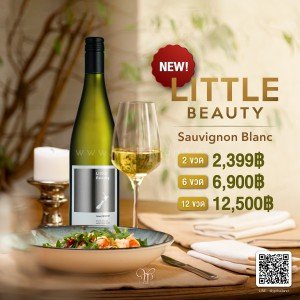 Little Beauty Sauvignon Blanc White Edition 2 ขวด ราคา 2,399 บาท จัดส่งฟรีทั่วประเทศ!