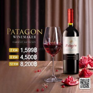 Patagon Wine Maker พร้อมส่ง ราคา 2 ขวด 1,599 บาท จัดส่งฟรีทั่วประเทศ!