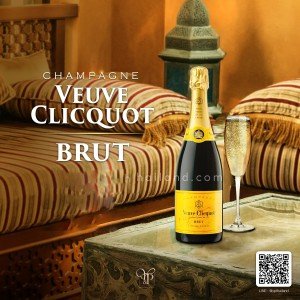 Vevue Cicquot Brut ราคา 2 ขวด 4,450 บาท จัดส่งฟรีทั่วประเทศ !!