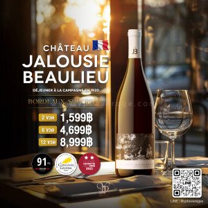 CHATEAU JALOUSIE BEAULIEU Déjeuner à la Campagne en 1920 - BORDEAUX SUPERIEUR RED
