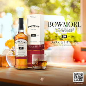 Bowmore 10 ปี Dark & Intense  ราคา 1,899 บาท จัดส่งฟรีทั่วประเทศ!