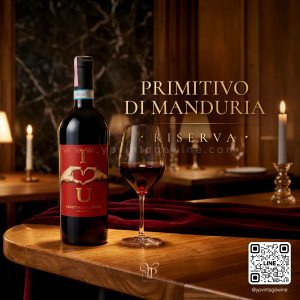 I LOVE U PRIMITIVO DI MANDURIA RISERVA ฉลากแเดง