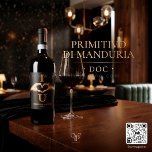 I LOVE U PRIMITIVO DI MANDURIA DOC ฉลากดำ