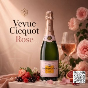 VEUVE CLICQUOT BRUT ROSE ราคา 2 ขวด 4,999 บาท จัดส่งฟรีทั่วประเทศ!