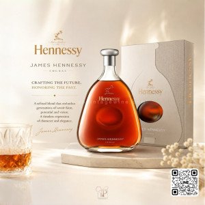 JAMES HEN COGNAC 2 ขวด 11,000 บาท จัดส่งฟรีทั่วประเทศ !!