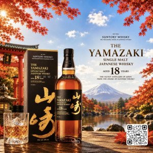 เหล้าญี่ปุ่น The Yamazaki Single Malt Whisky 18 Years