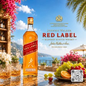 Red Label ขนาดลิตร ยกลัง 12 ขวด ราคา 8,500 บาท จัดส่งฟรีทั่วประเทศ!!