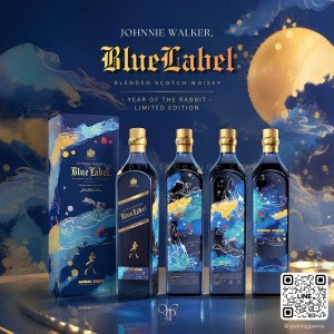 JOHNNIE WALKER BLUE LABEL YEAR OF RABBIT ราคา 7,999 บาท จัดส่งฟรีทั่วประเทศ!