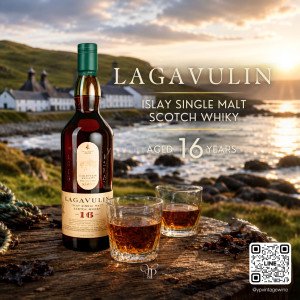 Lagavulin 16 ปี ราคา 3,999 บาท จัดส่งฟรีทั่วประเทศ! โปรโมชั่นเหมายกลัง 12 ขวด 49,500 บาท
